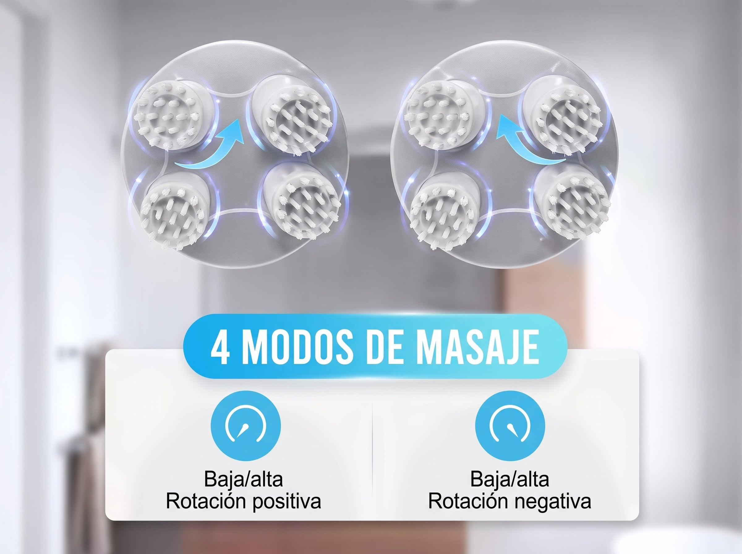 Masajeador eléctrico de cuero cabelludo